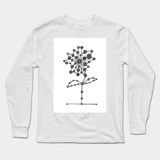 Bullseye Flower Long Sleeve T-Shirt